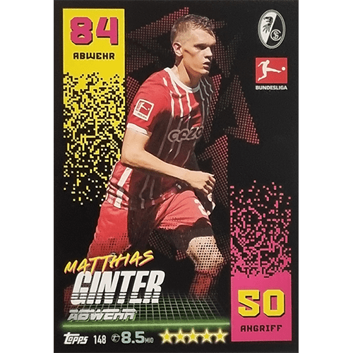 Topps Match Attax Bundesliga 2022-23 - Nr 148 Matthias Ginter
