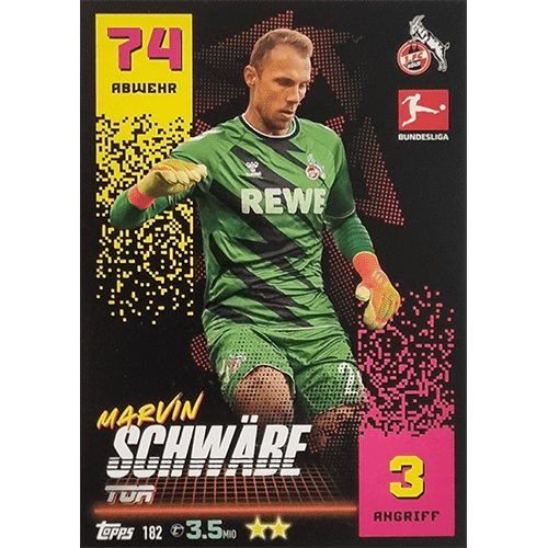 Topps Match Attax Bundesliga 2022-23 - Nr 182 Marvin Schwäbe