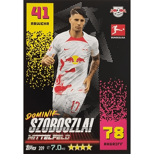 Topps Match Attax Bundesliga 2022-23 - Nr 209 Dominik Szoboszlai