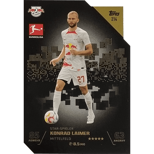 Topps Match Attax Bundesliga 2022-23 - Nr 214 Konrad Laimer Star-Spieler