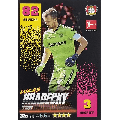 Topps Match Attax Bundesliga 2022-23 - Nr 218 Lukas Hradecky