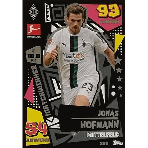Topps Match Attax Bundesliga 2022-23 - Nr 269 Jonas Hofmann Matchwinner