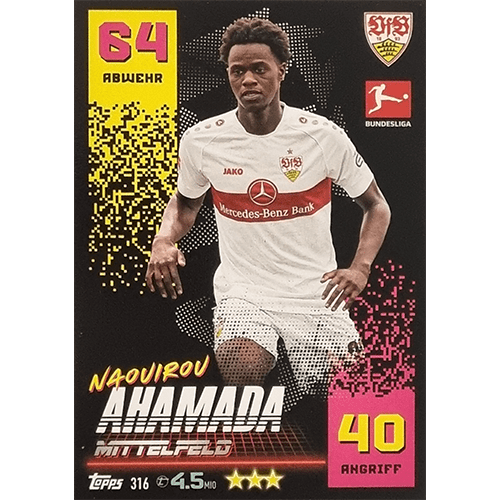 Topps Match Attax Bundesliga 2022-23 - Nr 316 Naouirou Ahamada