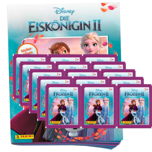 Panini Disney Die Eiskönigin 2 Sticker (2022) - 1x Stickeralbum+ 15x Stickertüten