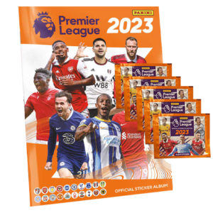 Panini Premier League 2023 Sticker - 1x Stickeralbum + 5x Stickertüten