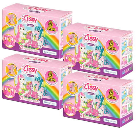 Blue Ocean Lissy Pony Serie 2 - 4x Einzelpackungen
