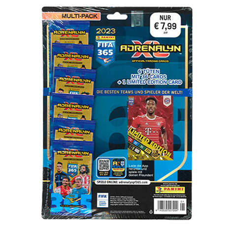 Panini FIFA 365 2023 Adrenalyn XL - 1x Multipack inkl. KINGSLEY COMAN