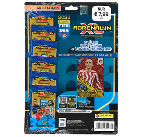 Panini FIFA 365 2023 Adrenalyn XL - 1x Multipack inkl. ANTOINE GRIEZMANN