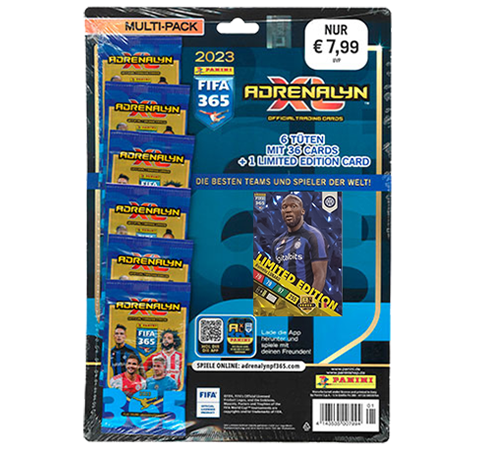 Panini FIFA 365 2023 Adrenalyn XL - 1x Multipack inkl. ROMELU LUKAKU