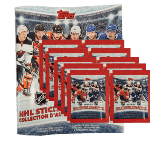 Topps NHL 2022/23 Hockey Sticker - 1x Sammelalbum + 10x Stickertüten
