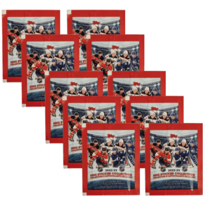 Topps NHL 2022/23 Hockey Sticker - 10x Stickertüten