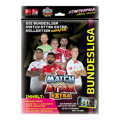 Topps Bundesliga Match Attax EXTRA 22/23 - 1x Starterpack