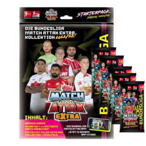 Topps Bundesliga Match Attax EXTRA 22/23 - 1x Starterpack + 5x Booster