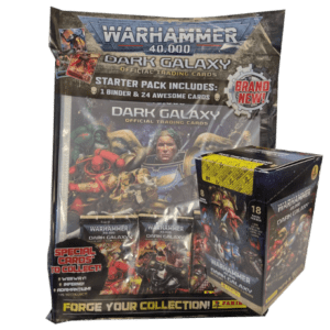 Panini Warhammer Dark Galaxy TDC- 1x Starterpack + 1x Display
