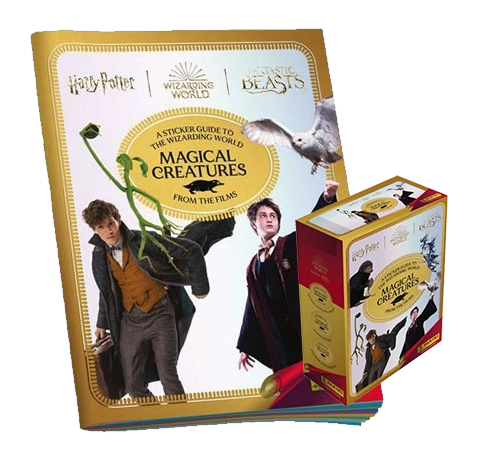Panini Harry Potter Magische Kreaturen Sticker - 1x Stickeralbum + 1x Display