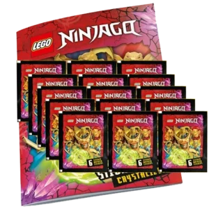 Blue Ocean LEGO Ninjago Crystalized Sticker - 1x Stickeralbum + 15x Stickertüten (Deutsche Version)