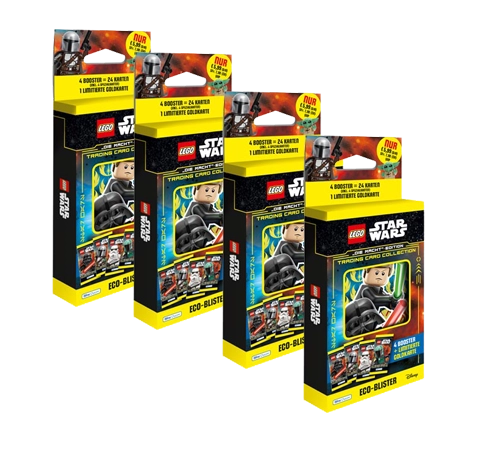 Lego Star War Trading Cards TCG Serie 4 "Die Macht Edition – 4x Eco Blister (Deutsche Version)
