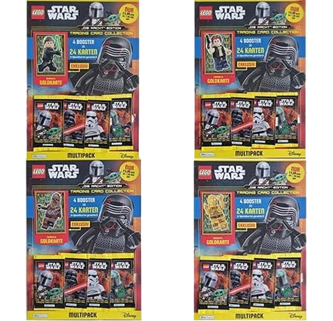 Lego Star War Trading Cards TCG Serie 4 "Die Macht Edition – 4x Multipack (Deutsche Version)