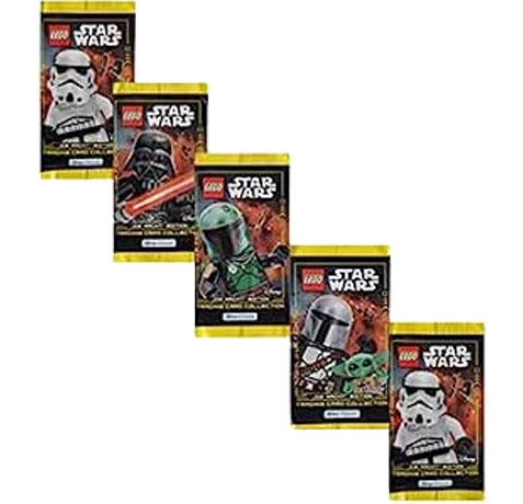Lego Star War Trading Cards TCG Serie 4 "Die Macht Edition – 5x Booster (Deutsche Version)