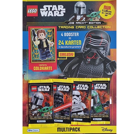 Lego Star War Trading Cards TCG Serie 4 "Die Macht Edition – 1x Multipack inkl. LE13 Han Solo (Deutsche Version)