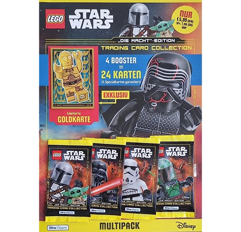 Lego Star War Trading Cards TCG Serie 4 "Die Macht Edition – 1x Multipack inkl. LE15 C-3PO (Deutsche Version)
