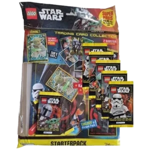 Lego Star War Trading Cards TCG Serie 4 "Die Macht Edition – 1 x Starter Pack + 5x Booster (Deutsche Version)
