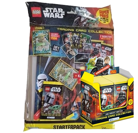 Lego Star War Trading Cards TCG Serie 4 "Die Macht Edition – 1x Starterpack + 1x Dispaly je 36x Booster (Deutsche Version)