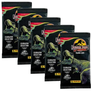 Panini Jurassic Park 30th Anniversary TC Trading Cards - 5x Booster