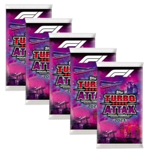 Topps Formula 1 Turbo Attax 2023 Trading Cards – 5x Booster