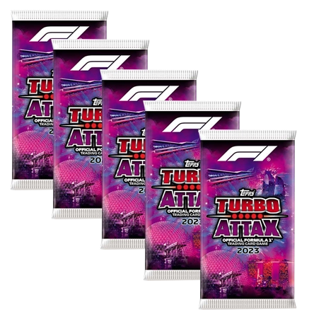 Topps Formula 1 Turbo Attax 2023 Trading Cards – 5x Booster