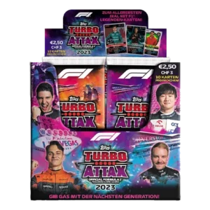 Topps Formula 1 Turbo Attax 2023 Trading Cards – 1x Display je 24x Booster