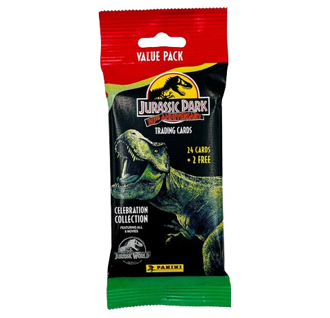 Panini Jurassic Park 30th Anniversary TC Trading Cards - 1x Fat Pack Booster