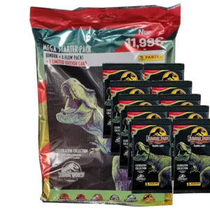 Panini Jurassic Park 30th Anniversary TC Trading Cards - 1x Starter Pack + 10x Booster