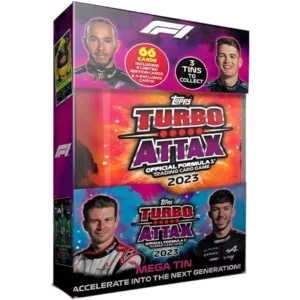 Topps Formula 1 Turbo Attax 2023 Trading Cards – 1x Mega-Tin Orange