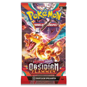 Pokemon Karmesin und Purpur Obsidian Flammen - 1x Booster Deutsche Version