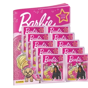 Panini Barbie Together we shine Sticker Serie - 1x Stickeralbum + 10x Stickertüten