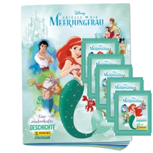 Panini Arielle die Meerjungfrau Sticker - 1x Album + 5x Stickertüten