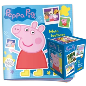 Panini Peppa Pig Sticker Mein lustiges Fotoalbum - 1x Stickeralbum + 1x Display