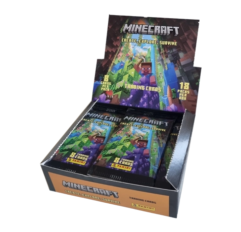 Panini Minecraft Serie 3 Trading Cards Create Explore Survive - 1x Display je 18 Packs