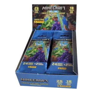 Panini Minecraft Serie 3 Trading Cards Create Explore Survive - 1x Fat Pack Display je 10 Fat Pack Booster