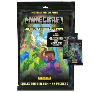 Panini Minecraft Serie 3 Trading Cards Create Explore Survive - 1x Starterpack + 2x Booster