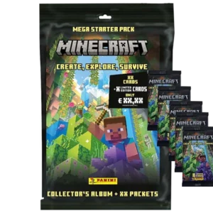 Panini Minecraft Serie 3 Trading Cards Create Explore Survive - 1x Starterpack + 5x Booster