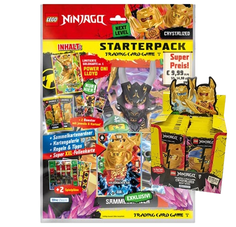 LEGO Ninjago TCG Serie 8 Next Level CRYSTALIZED - 1x Starterpack + 1x Display je 50x Booster