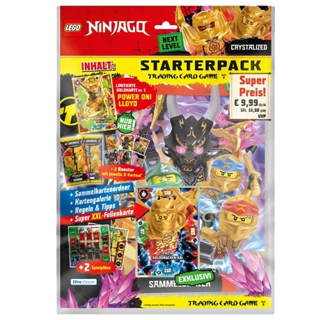 LEGO Ninjago TCG Serie 8 Next Level CRYSTALIZED - 1x Starterpack