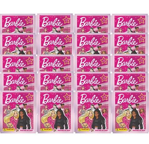 Panini Barbie Together we shine Sticker Serie - 20x Stickertüten