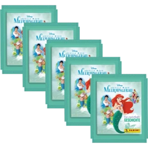 Panini Arielle die Meerjungfrau Sticker - 5x Stickertüten