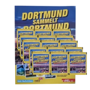 Panini Dortmund sammelt Dortmund Sticker - 1x Stickeralbum + 15x Stickertüten