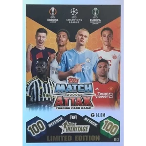 Topps Champions League Match Attax 2023-2024 - 1x LE 3 Topps Heritage
