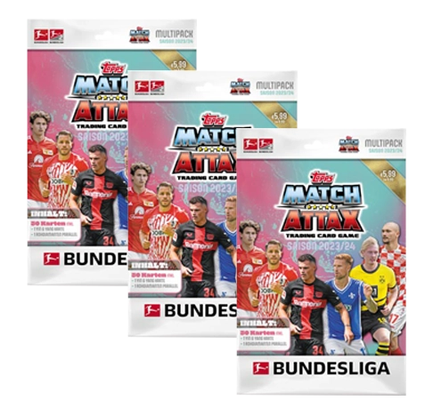 Topps Bundesliga Match Attax 2023/24 - Multipack de 30 Cards, Stickerpoint