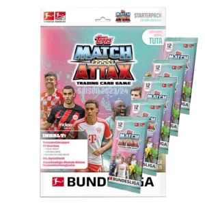 Topps Bundesliga Match Attax 2023-24 - 1x Starterpack + 5x Booster